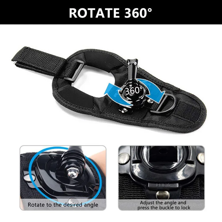 Hand Strap 360 Adjustable Top view