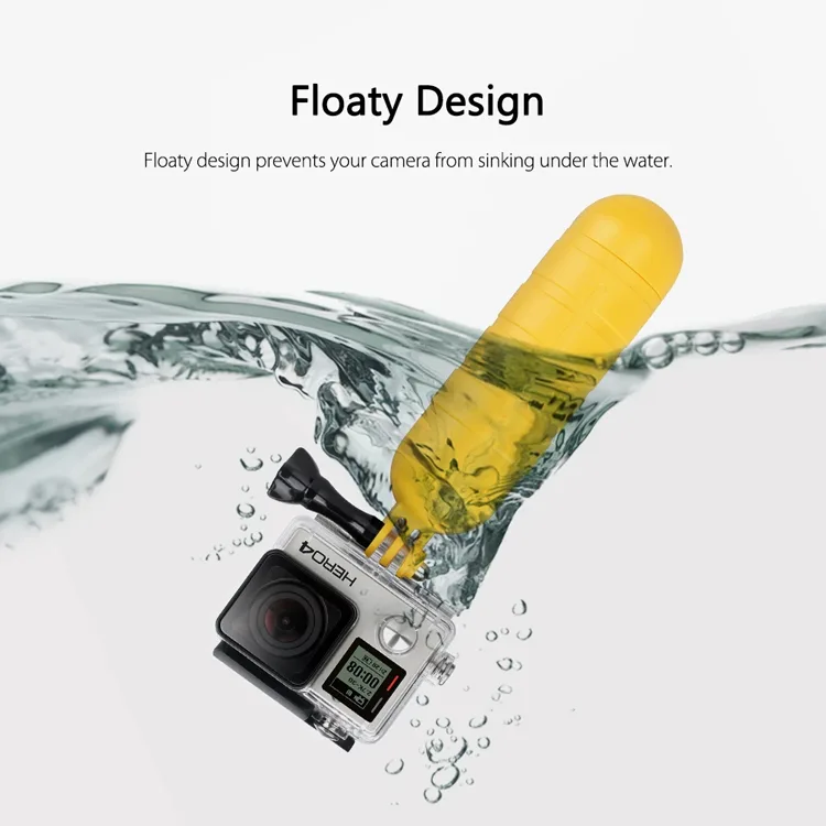 Floating Handle for action cameras advantage