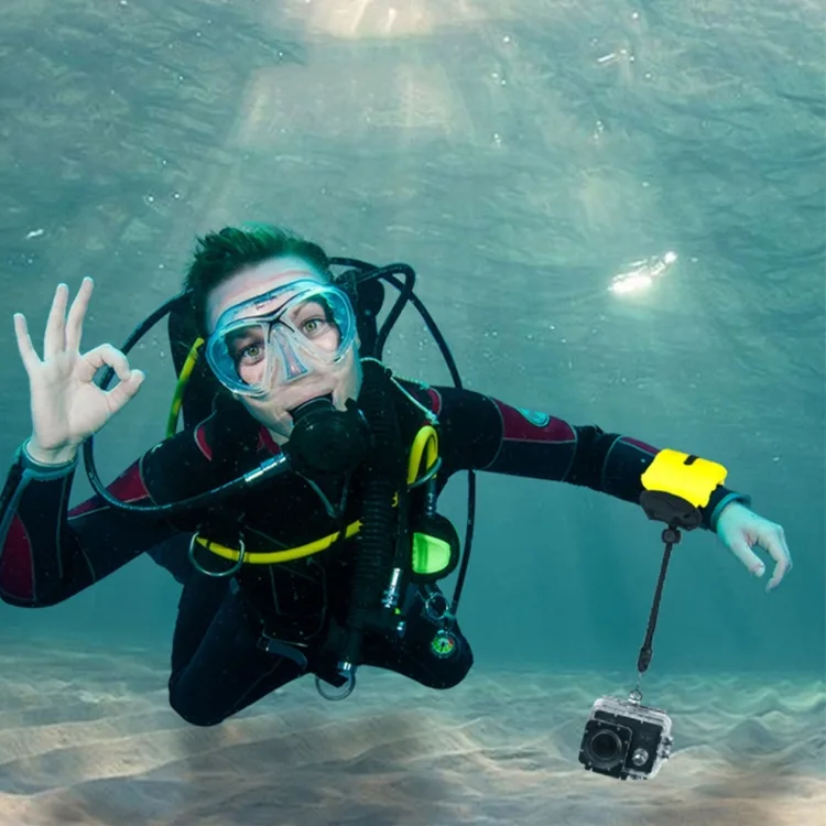 Floating Wrist Strap for Action Camera application