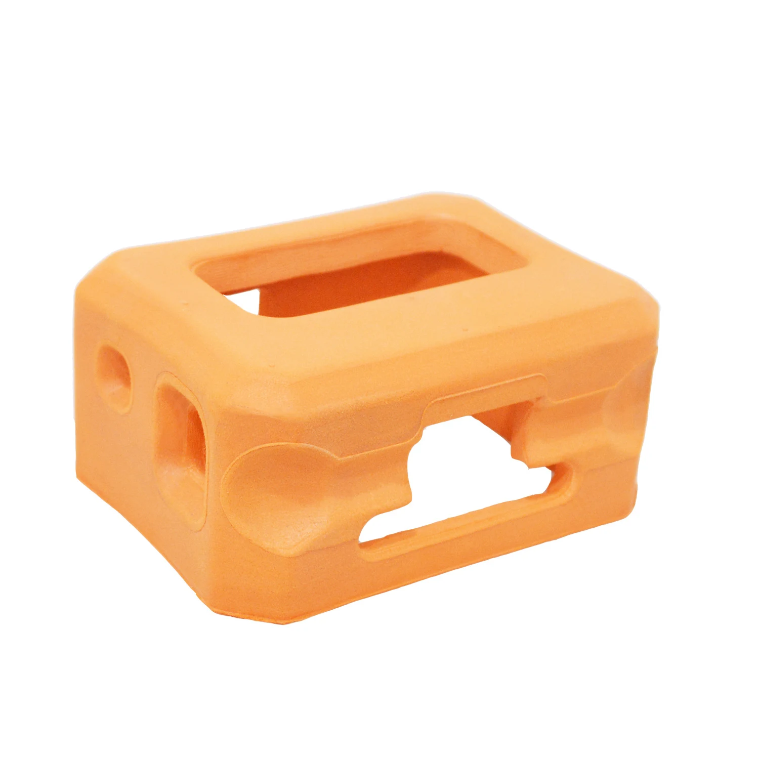 Orange Floaty Case for Gopro vertical view