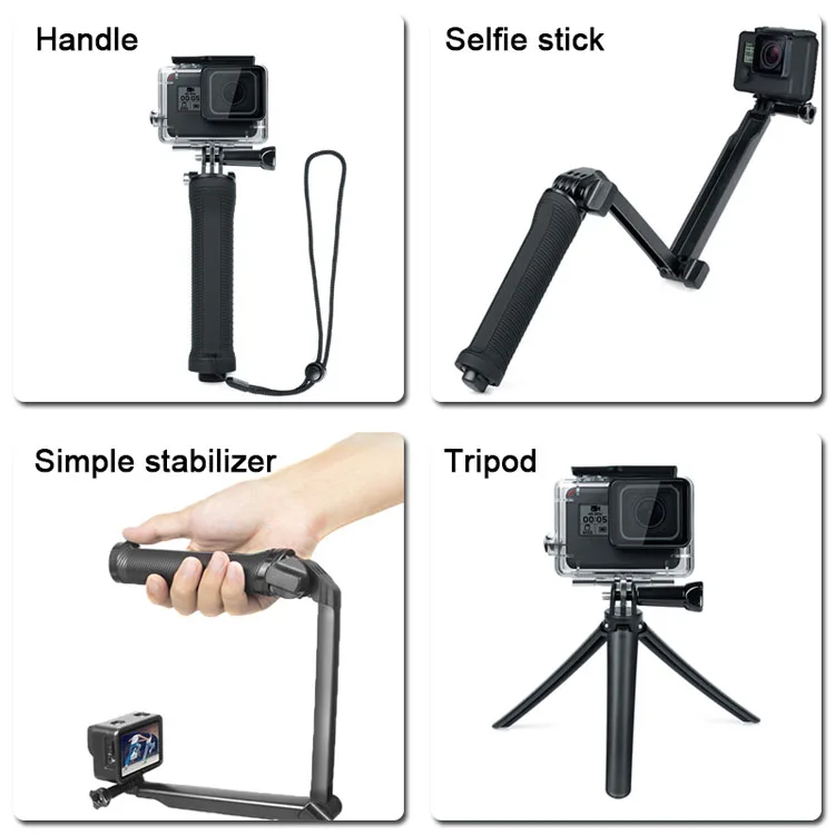 3 Way Grip Foldable Tripod Features