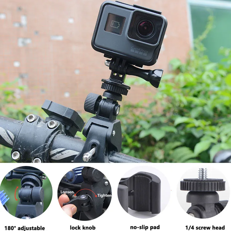 360° Rotation Handlebar Clamp Mount detail
