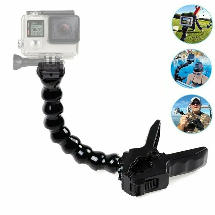 8-Joint Adjustable Neck and Jaw Clamp Mount advantage