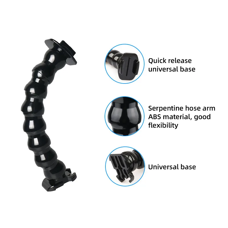 8-Joint Adjustable Neck and Jaw Clamp Mount detail