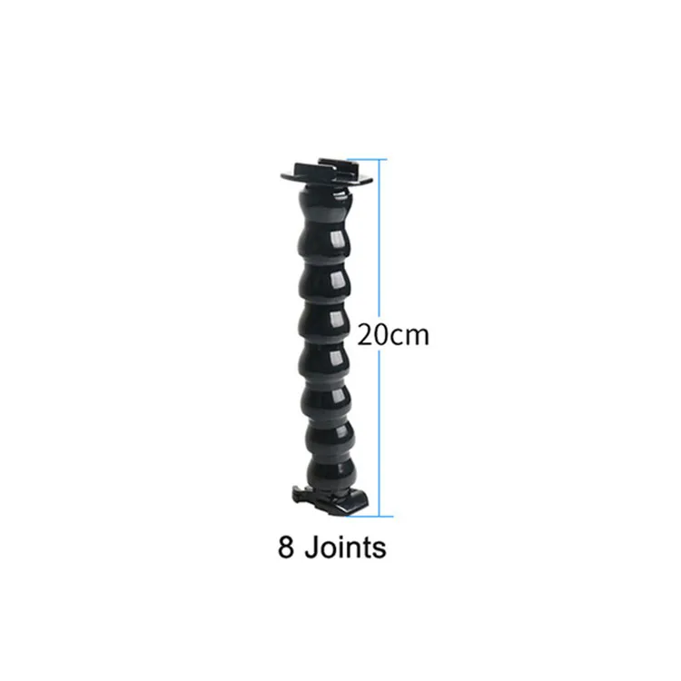 8-Joint Adjustable Neck and Jaw Clamp Mount size