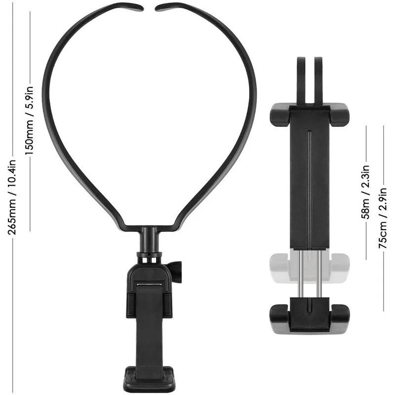Neck Mount for Action Camera size